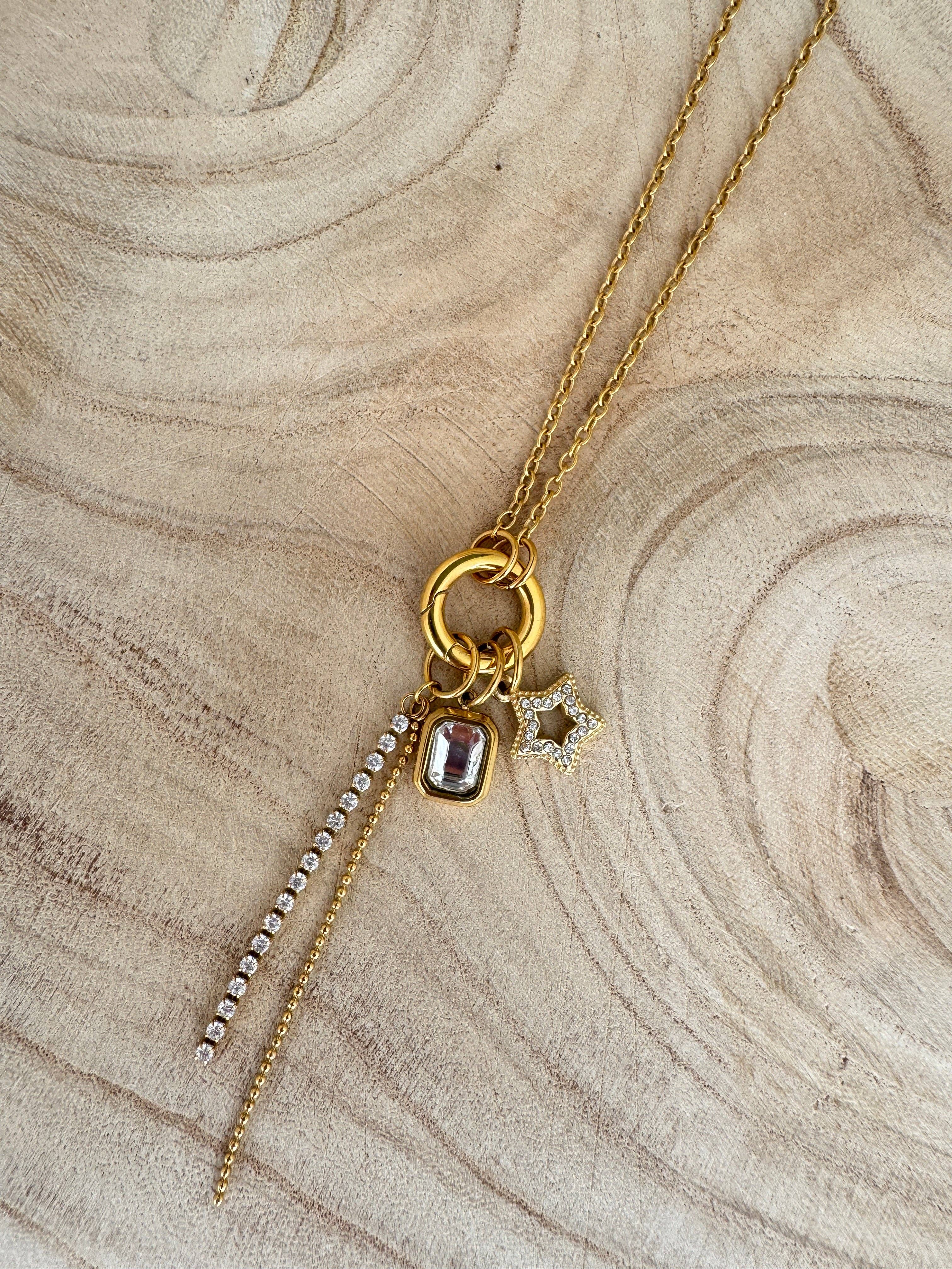 Wild Spirit London - Wholesale Pendant/Charm Necklace - The Twilight Glimmer Gold Plated Waterproof Necklace1