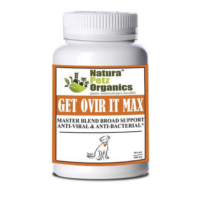 Natura Petz Organics - Wholesale Pet supplement – Cat/dog - Get Ovir it Max* Master Blend Broad Spectrum Plant Anti Viral Anti Bacterial for Dogs and Cats*