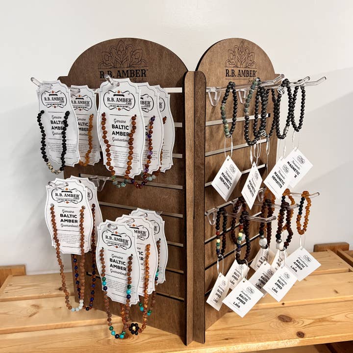 Retail Jewelry Display for wholesale by R.B. Amber Jewelry
