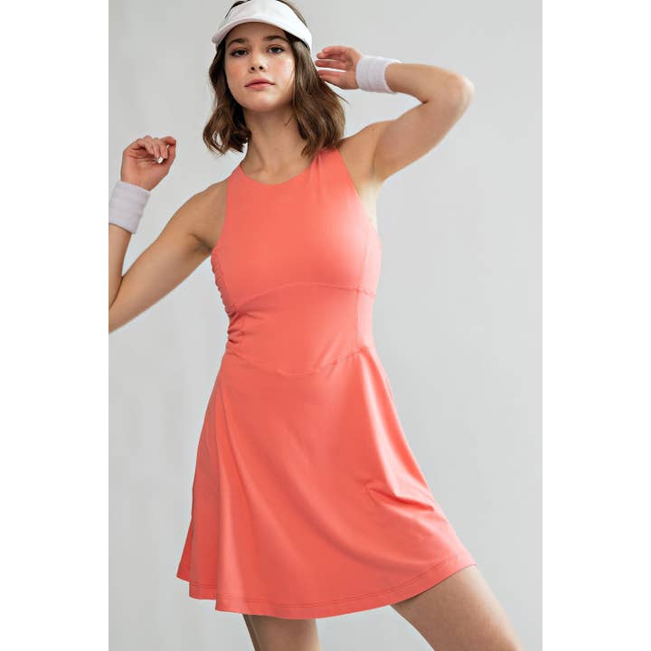 Rae Mode - Wholesale Athletic Dress - Women's - BUTTER ROMPER DRESS WITH KEYHOLE24