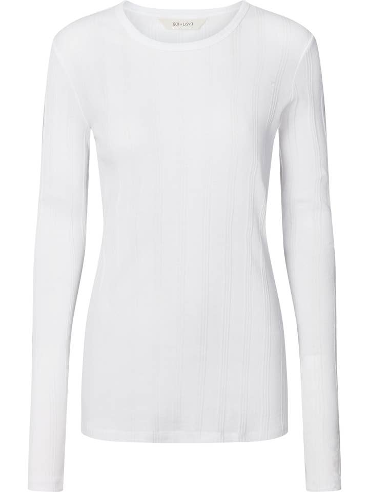 gai-lisva - Wholesale T-Shirt - Women's - Thyra L/S Cotton Top - White4