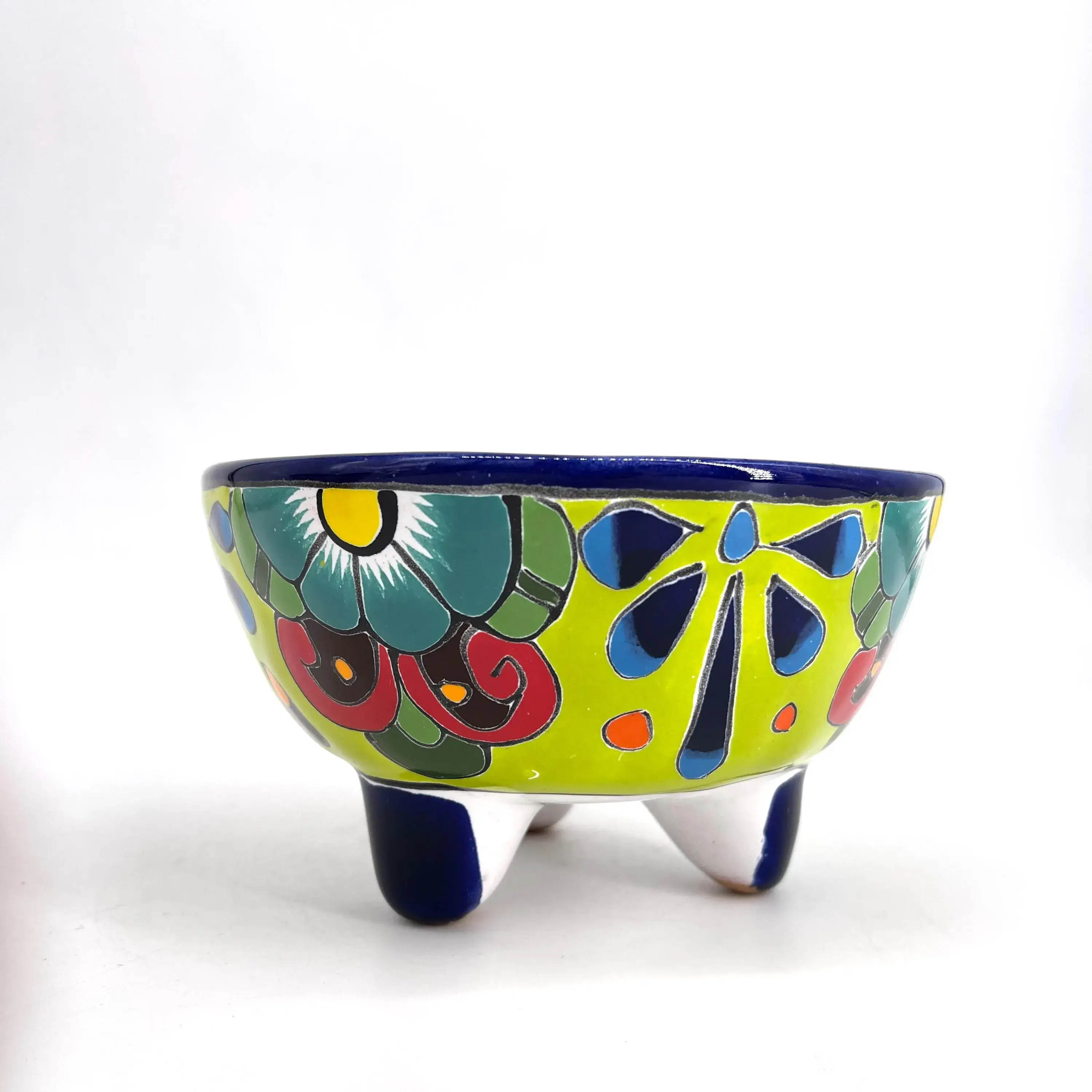 Fiesta McAllen LLC - Wholesale Condiment/Dip Bowl - Talavera Molcajete Bowl 3