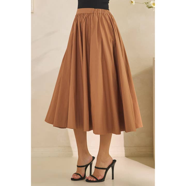 Veveret - Wholesale Skirt - Women's - Midi Pull on Skirt36
