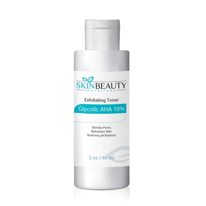 10% Glycolic Acid AHA Toner - Exfoliating & Brightening Skin Solution for wholesale by Skin Beauty Solutions