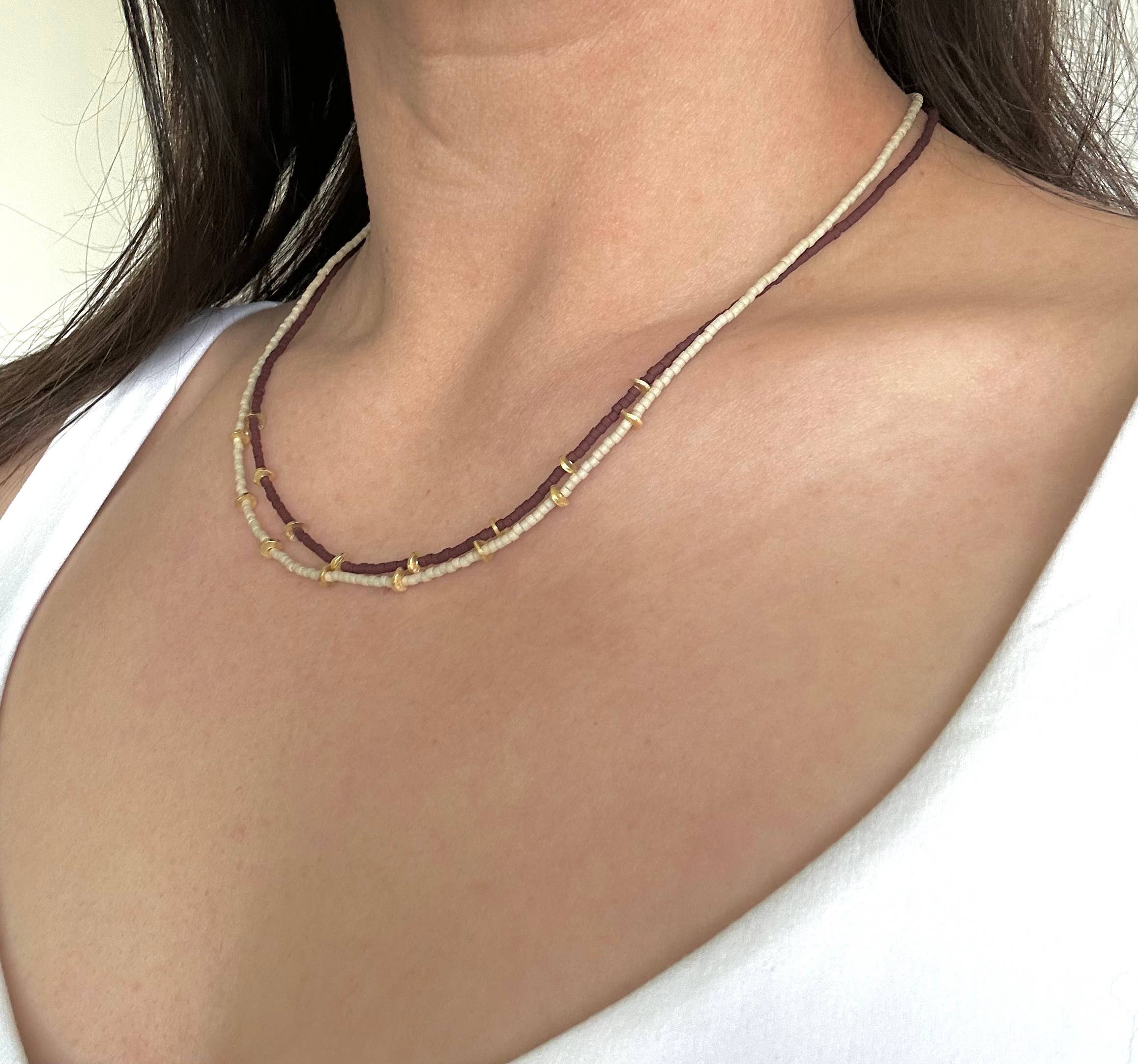 Ocean Breakup – Colar com missangas/pérolas por atacado – Colar de Contas Mesa1