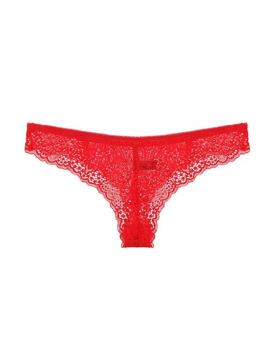 Best Underwear Line - Wholesale Underwear - Women's - Floral Lace Thong-YM-33340-THG