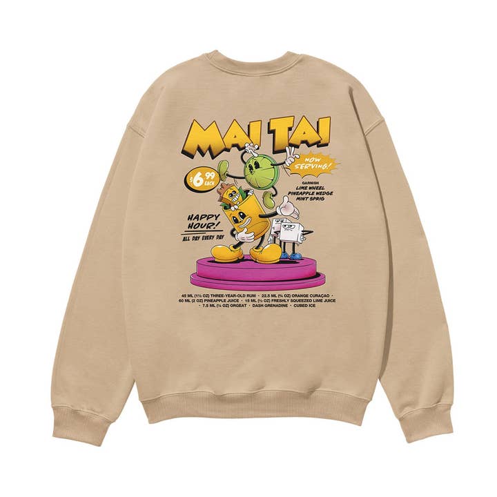 Sudadera Orgánica Pesada Mai Tai Arena para venta al por mayor de Weekend Concept