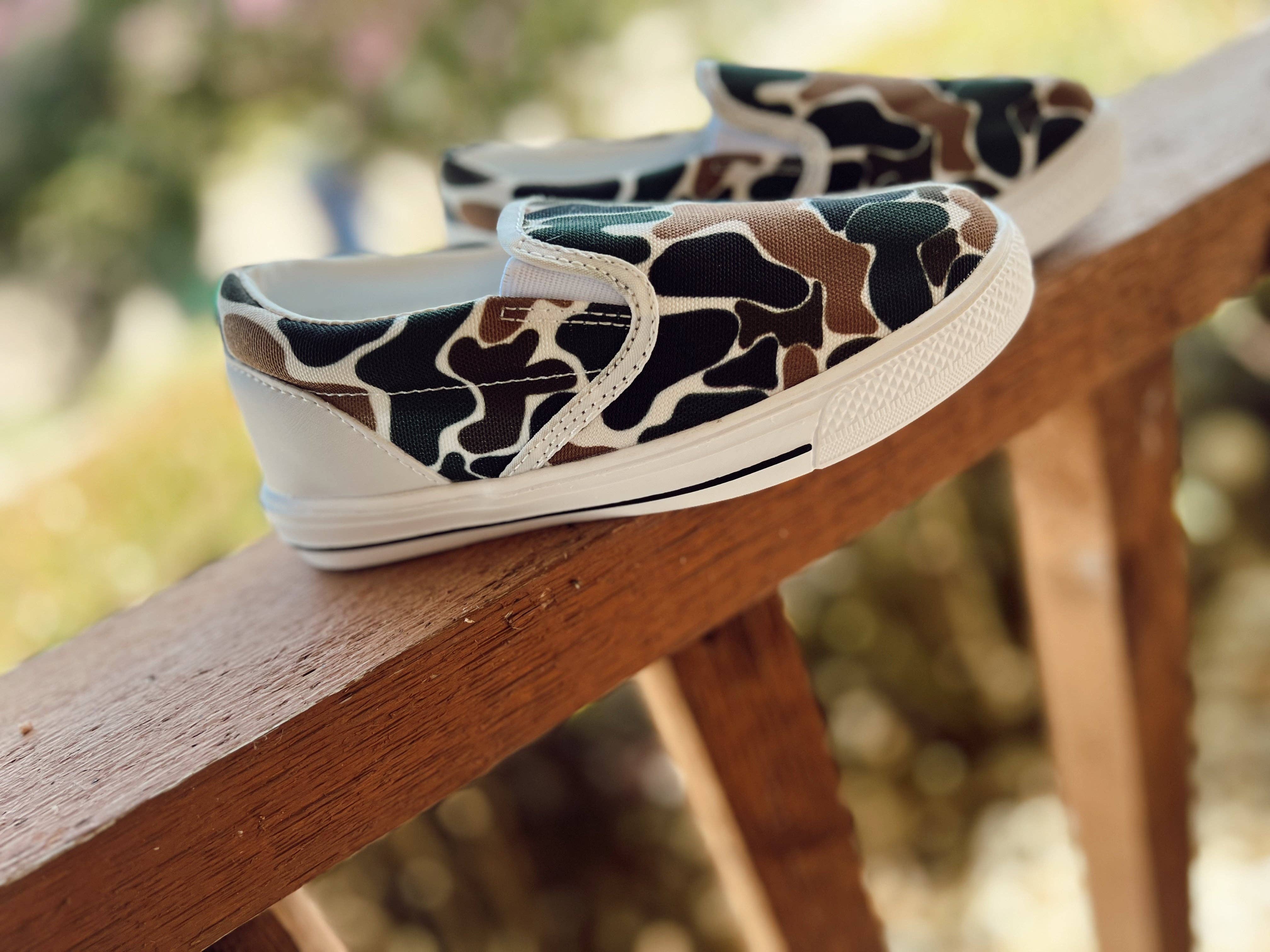 Highland Cactus - Wholesale Slip On Sneakers - Kids - Ducky Camo - Kids2