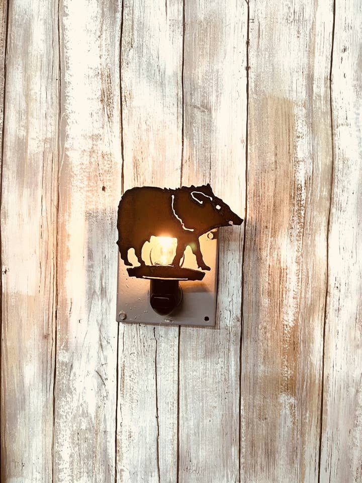 Javelina Southwest Image Nightlight for wholesale by Universal Ironworks USA