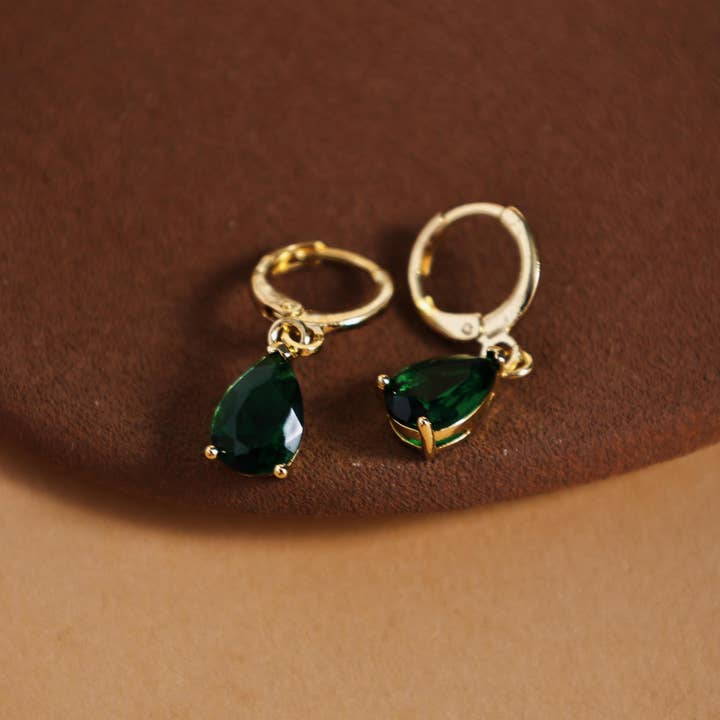 Revelari - Wholesale Dangle Earrings - Teardrop Crystal Dangle Hoop Earrings10