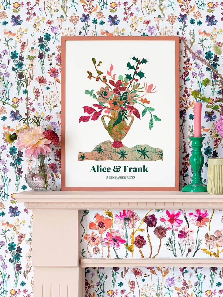 Design Your Own Floral Bouquet Print for wholesale by Floradore