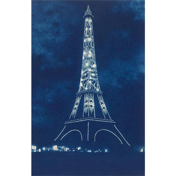 Carte postale PS-208 Tour Eiffel illuminée pour la vente par Found Image Press