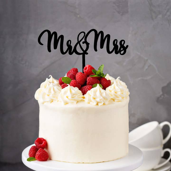 Mr. & Mrs. Tortenaufsatz für den Großhandel von Meridian Etch