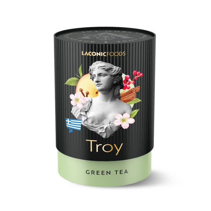 Thé Vert Grec Premium – Troy (75g en Feuilles Libres) pour la vente par Laconic Foods