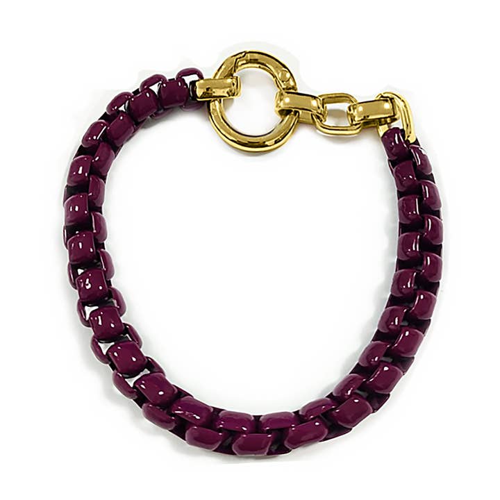 Colored Chunky Chain Bracelet for wholesale by NY Jewelry House