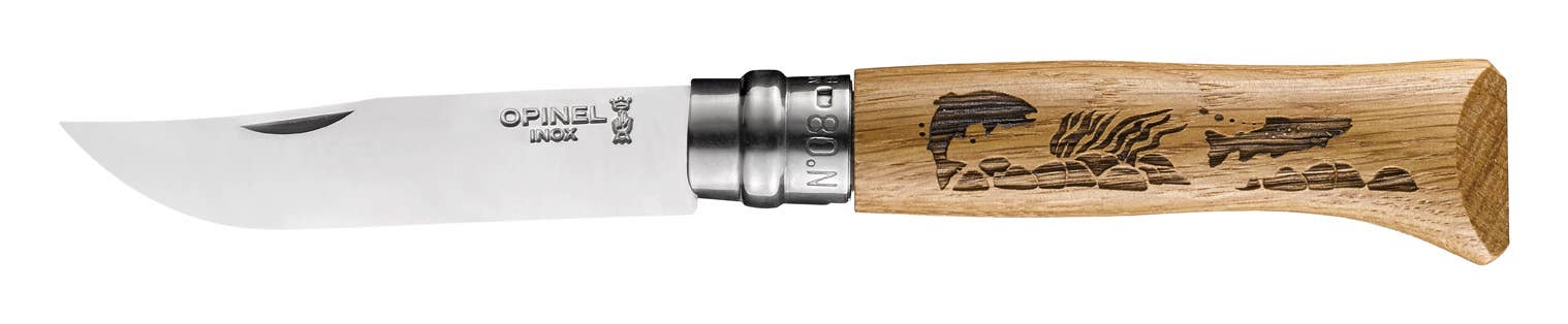Opinel - Wholesale Pocket Knife/Holder - No.08 Animalia Stainless Steel Folding Knives3
