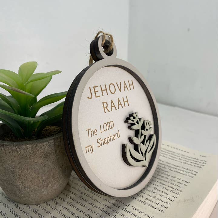 Pine Designs - Wholesale Ornament - Jehovah Raah, Lord my Shepherd, Name of God Ornament3