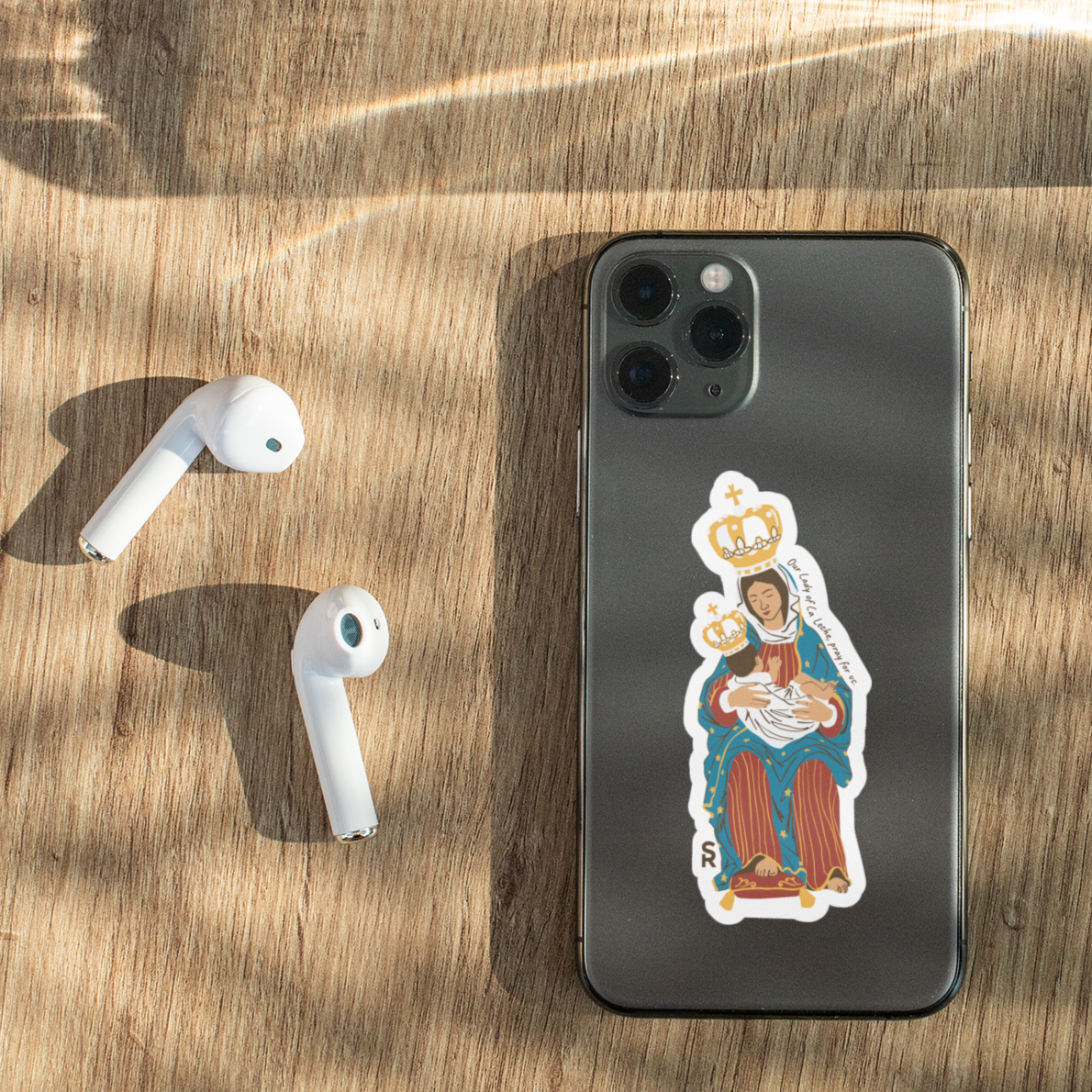 Sock Religious - Vendita all'ingrosso Adesivo - Adesivo Nostra Signora della Leche2