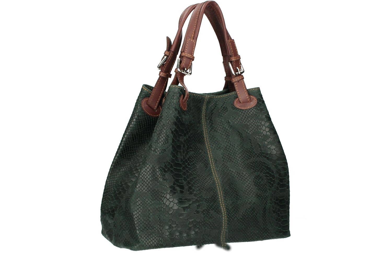 Charlie Leather – wholesale Shoulder bag – women's – Robbela Large Python Flowered Handbag11