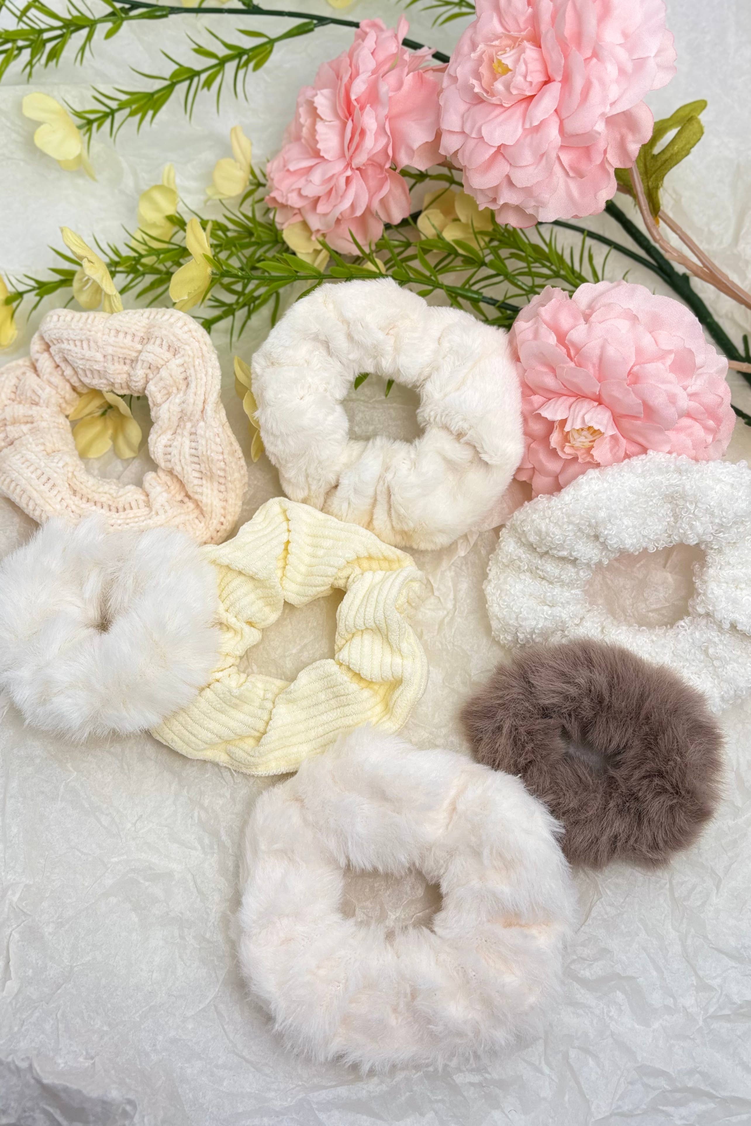 BYREN | ÉLINE L'ATELIER – wholesale Hair tie – Set of 7 elastic scrunchies FQ01-SET0