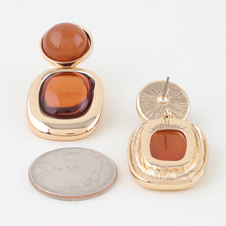 Solid Stone Frame Drop Earrings and other Purchase wholesale drop coffee. Free returns & net 60 terms on Faire trending on Faire.