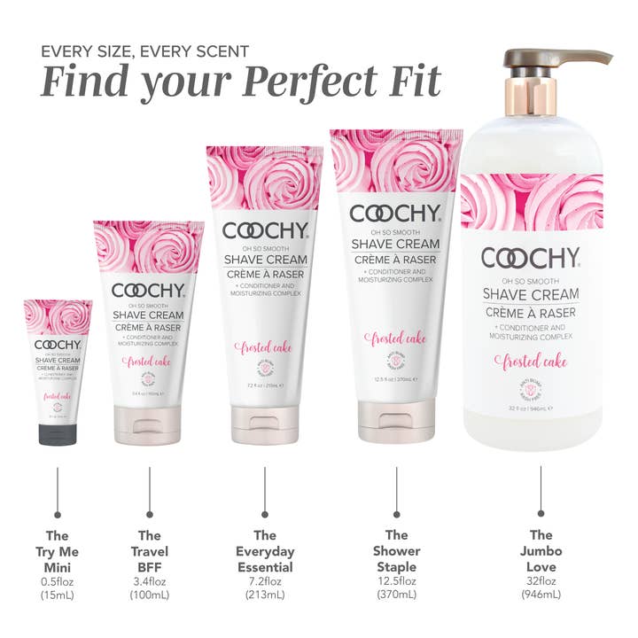 Coochy - Wholesale Shaving cream - Coochy® SHAVE CREAM + Hair Conditioner - Frosted Cake2