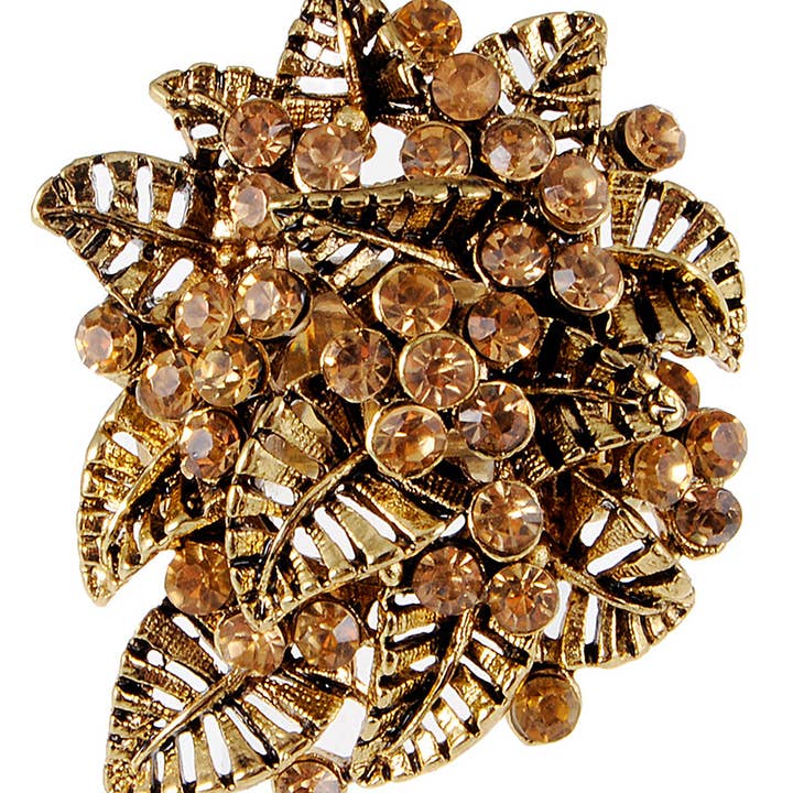 Light Yellow Topaz Leaf Cluster Flower Bouquet Ring and other Purchase Wholesale where can you fresh flowers. Free Returns & Net 60 Terms on Faire trending on Faire.