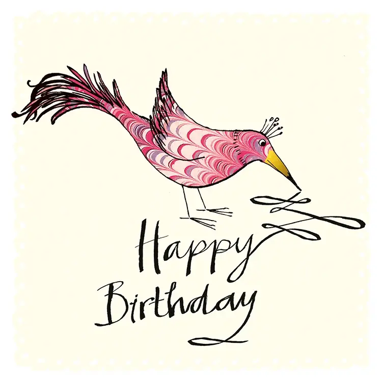 Paper Bird Publishing – wholesale Birthday card – Inkybeak Happy Birthday0