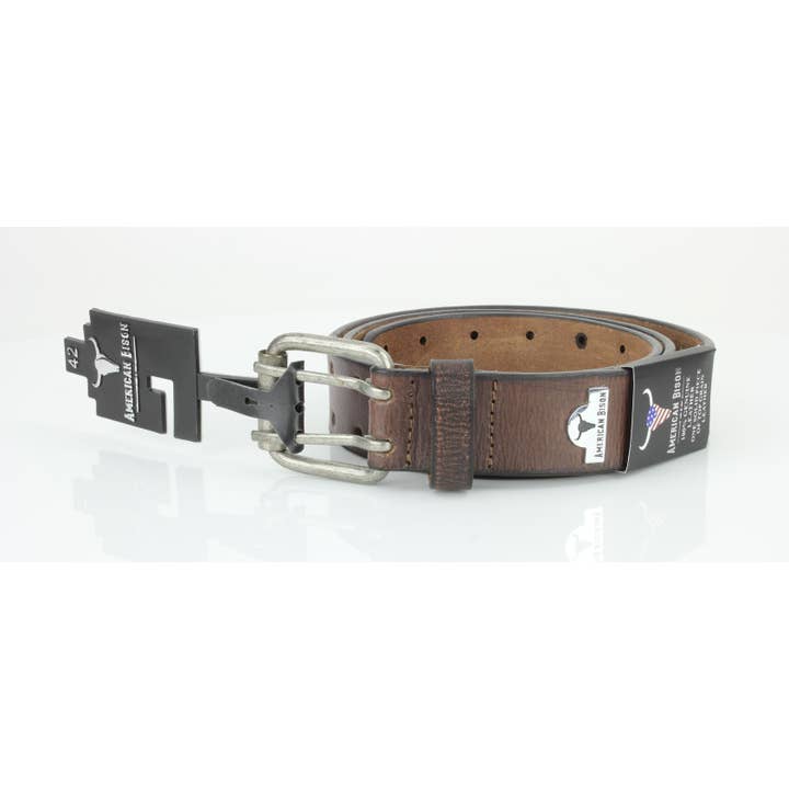 Leather Impressions Inc – wholesale Belt – Men's – Double Prong Full Grain Leather Belt ABB 008 6
