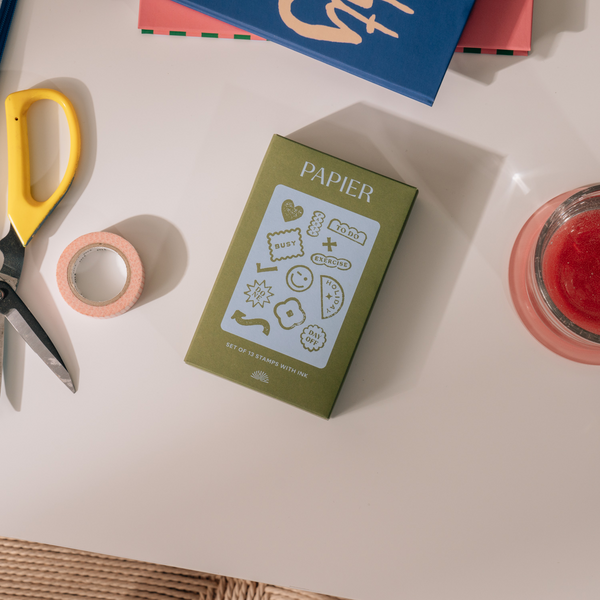 Papier - Wholesale Rubber/Decorative Stamp - Planner Stamp Set, Stamps & Ink - Good Day 4