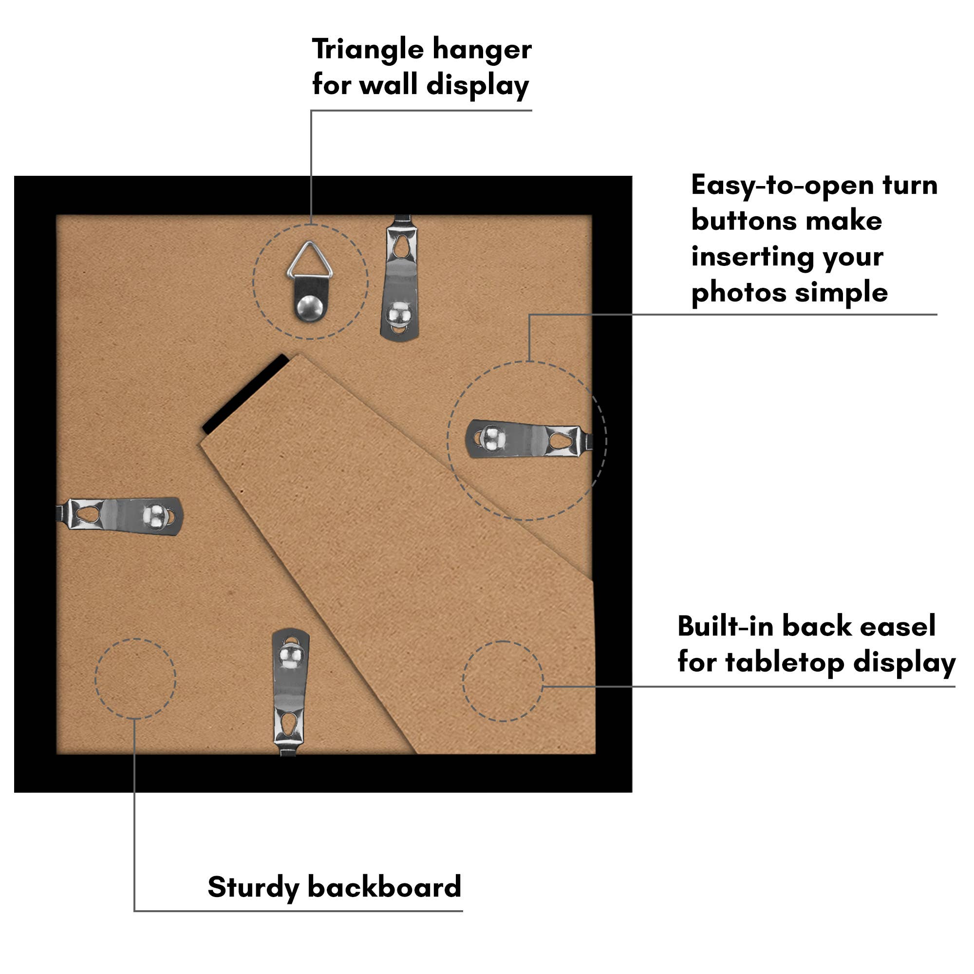 Americanflat - Wholesale Picture Frame - Americanflat 5 Pack Picture Frames Plexiglass Cover11