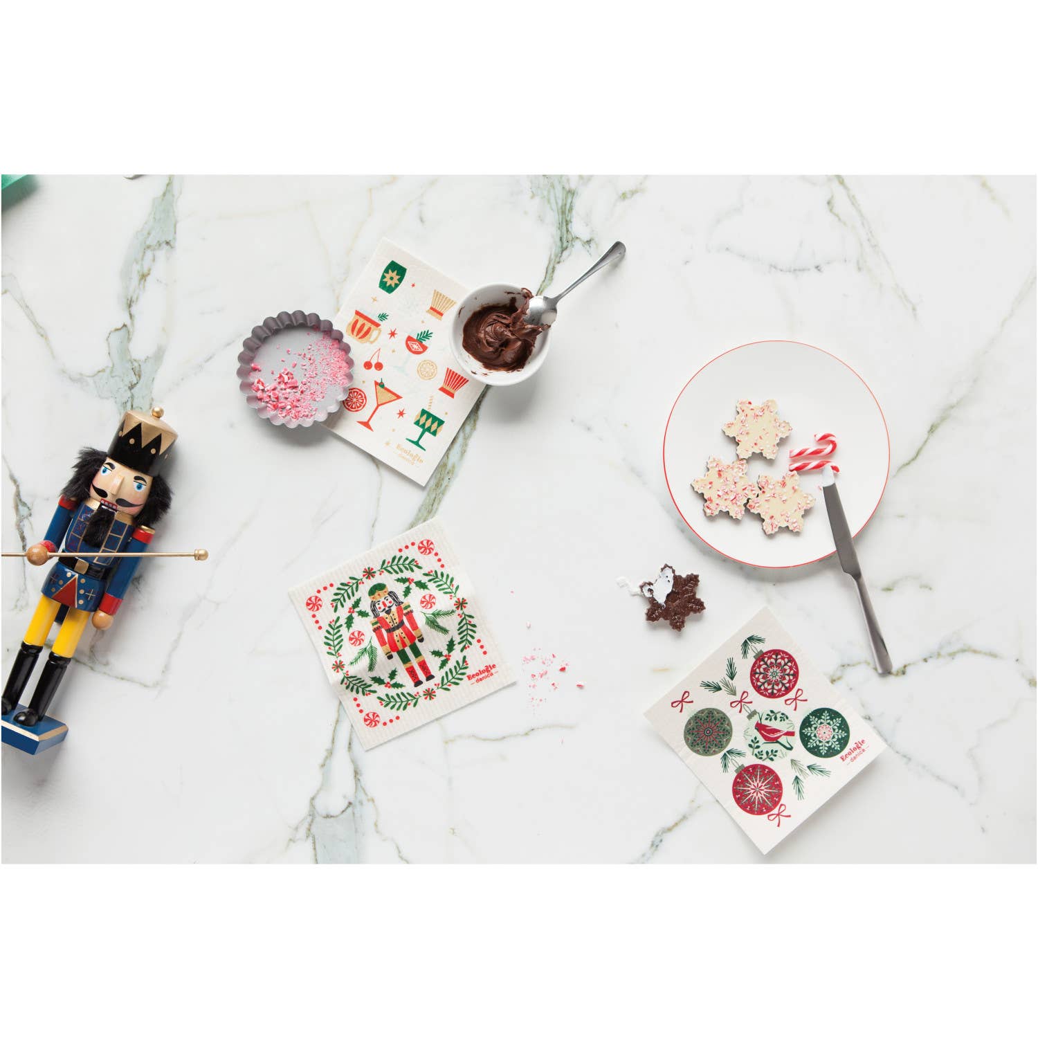 Ecologie - Vente Torchon - Éponge suédoise Casse-Noisette3