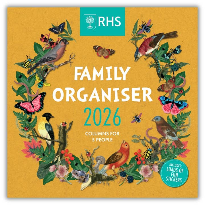 RHS 2026 FAMILY ORGANISER CALENDAR (WITH POCKET AND STICKERS) and other Purchase wholesale pocket calendars. Free returns & net 60 terms on Faire trending on Faire.