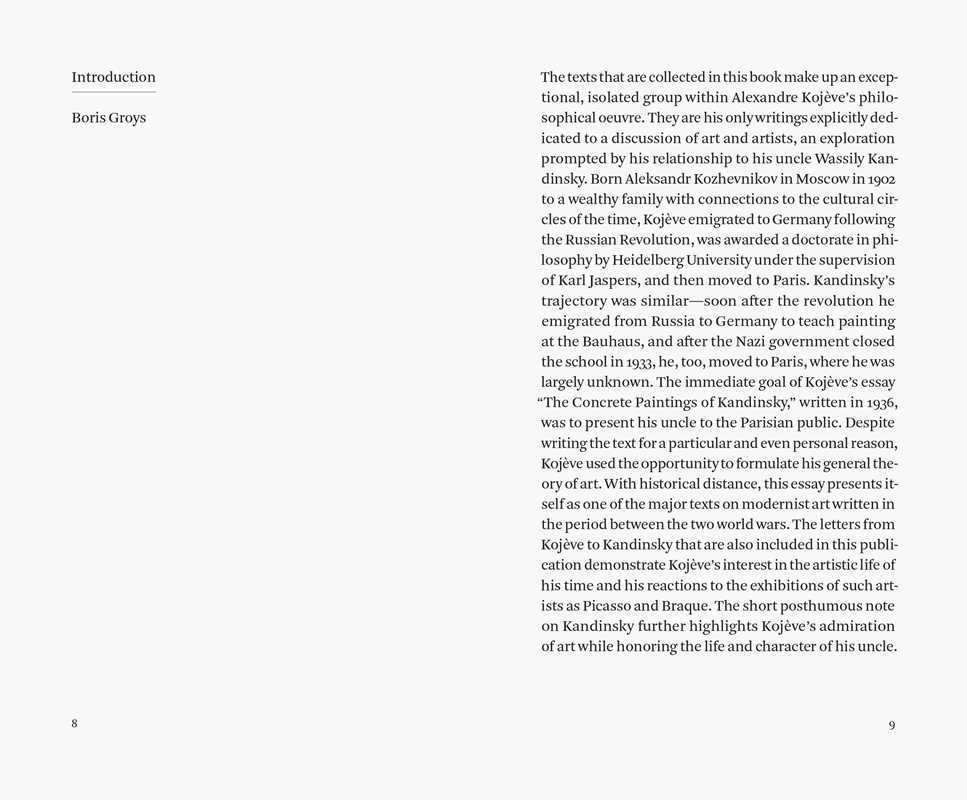 Simon & Schuster - Wholesale Philosophy - Kandinsky: Incarnating Beauty by Alexandre Kojeve3