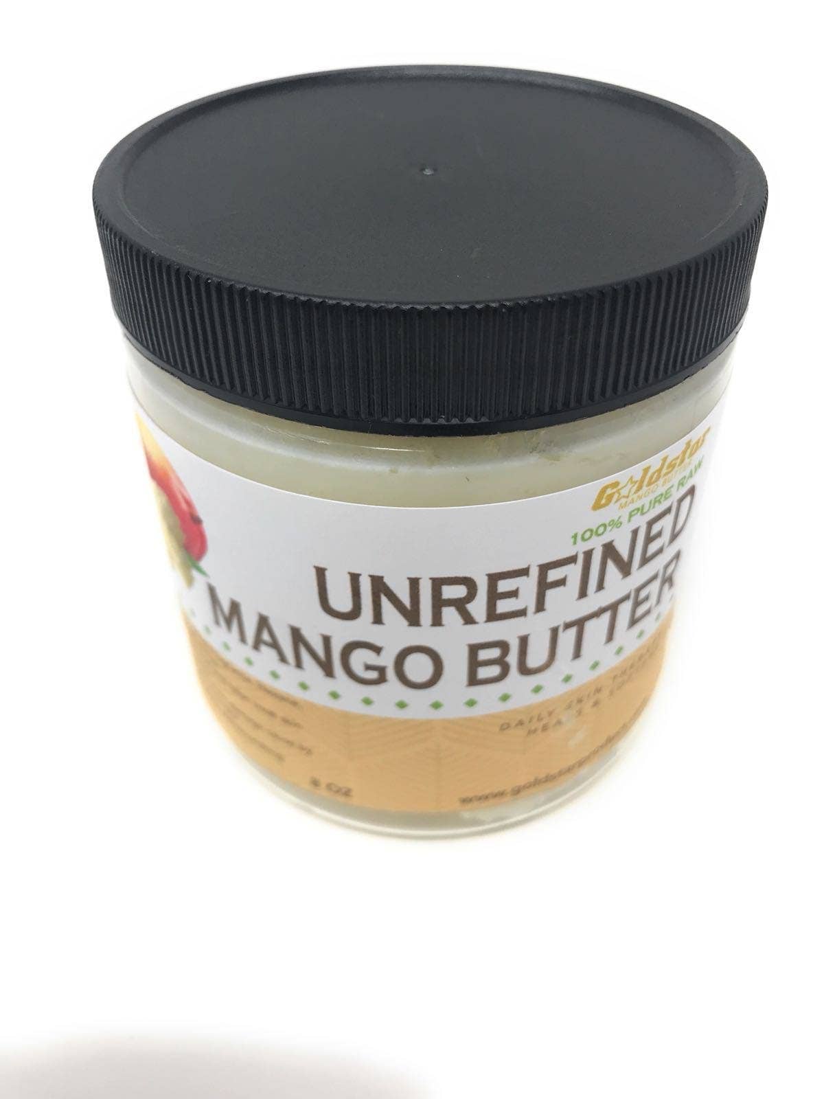 Goldstar Shea Butter - Wholesale Body Balm/Butter - Goldstar 100% Pure Raw Unrefined Mango Butter - 8OZ2
