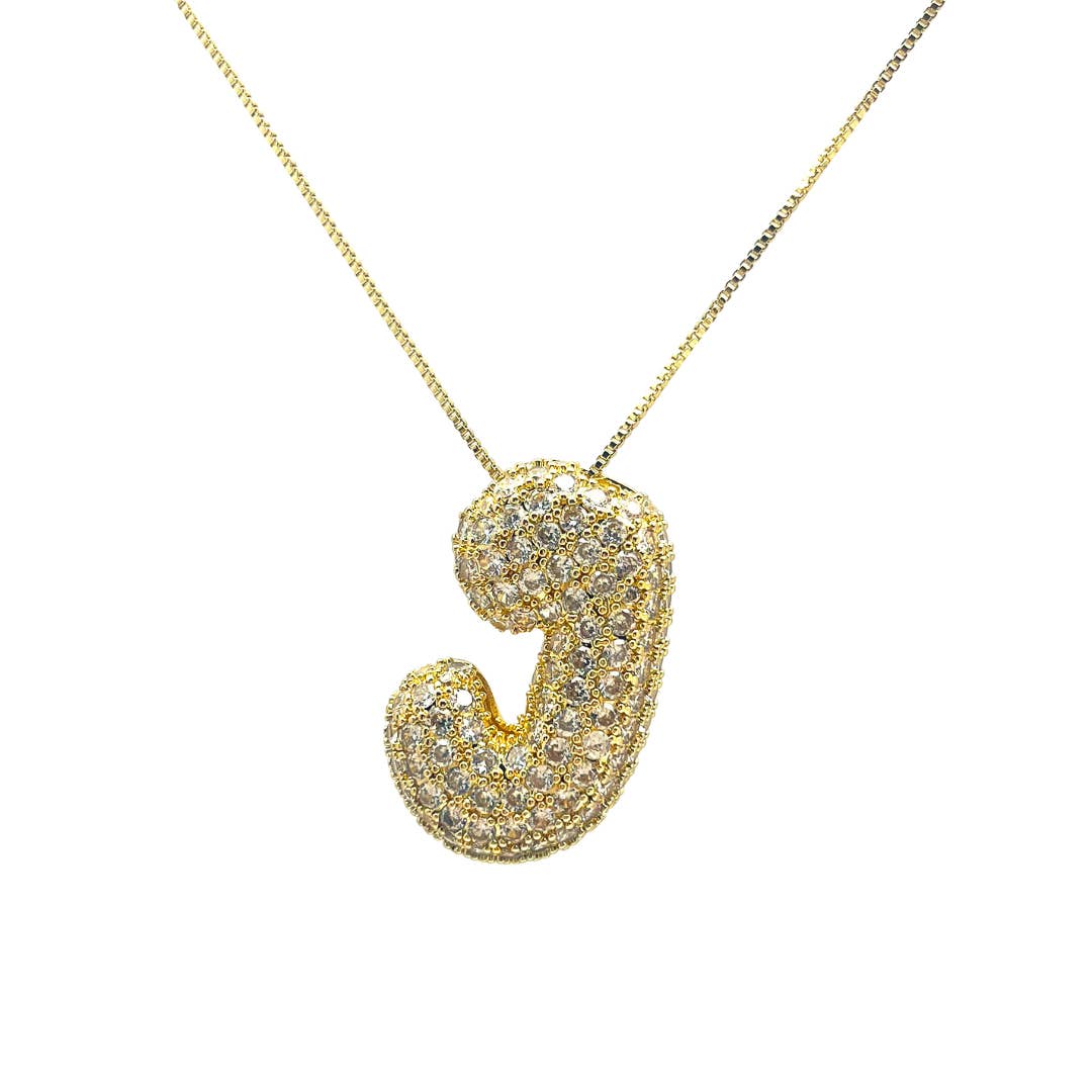 Savvy Bling - Wholesale Pendant/Charm Necklace - Initial Bubble Hailey Necklace9