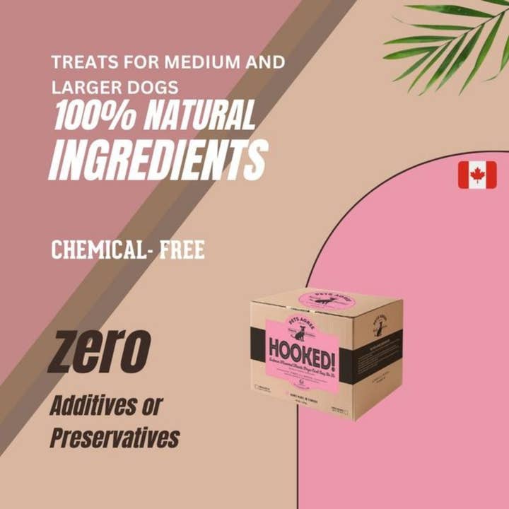 The Granville Island Pet Treatery (USA) - Wholesale Pet Biscuit - Dog - Wild Salmon Large Dog Biscuit Treats: Teeth-Cleaning 2lb2