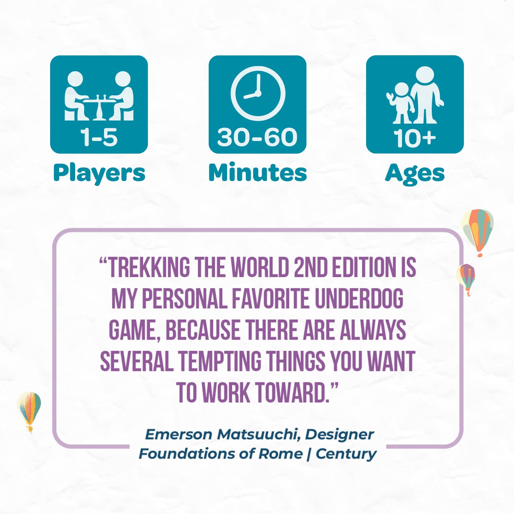 Underdog Games - Wholesale Board Game - Trekking the World 2nd Edition4