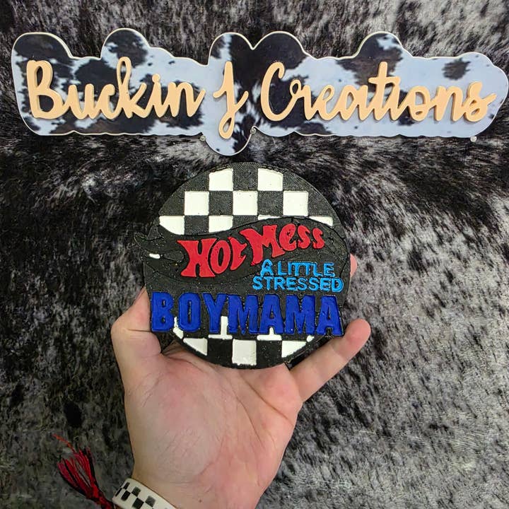 Buckin J Creations - Venta al por mayor Ambientador de coche - Mujer - Ambientador de coche para mamá de chicos desastrosos1