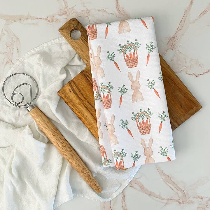 Easter Bunny Kitchen Decorative Hand Towel for wholesale by Simply Lauren at Home