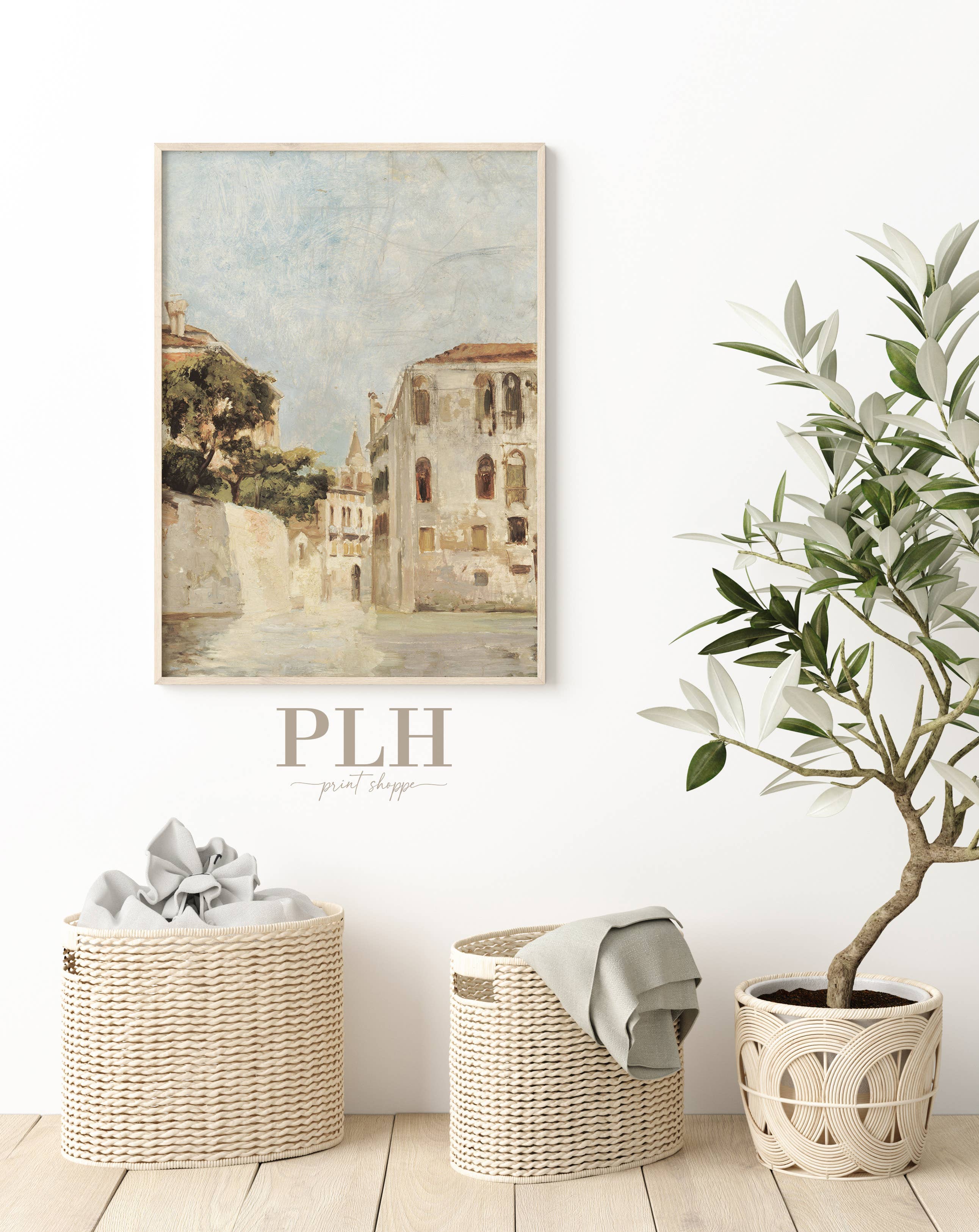 Porter Lane Home - Wholesale Art Print - Vintage Italian Cityscape Art Print1