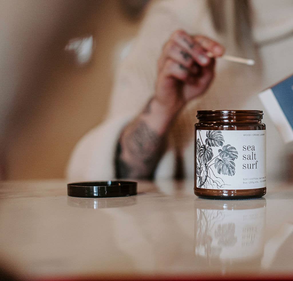 Broken Top Brands - Wholesale Pot/gevulde kaars - Zeezout Surf 9oz Soja Kaars2