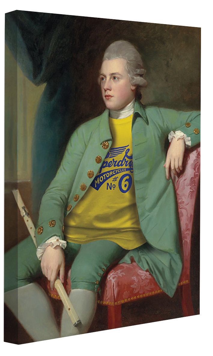 BLUE SHAKER - Wholesale T-Shirt (Graphic) - Unisex - Portraits (Historical) - Tee Shirt Superdry1