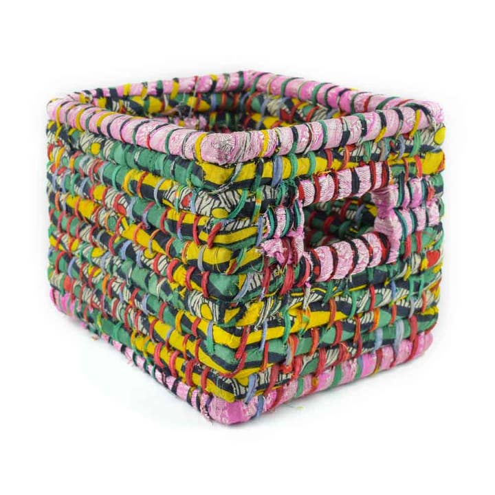 Small Chindi Wrap Basket for wholesale by SERRV International
