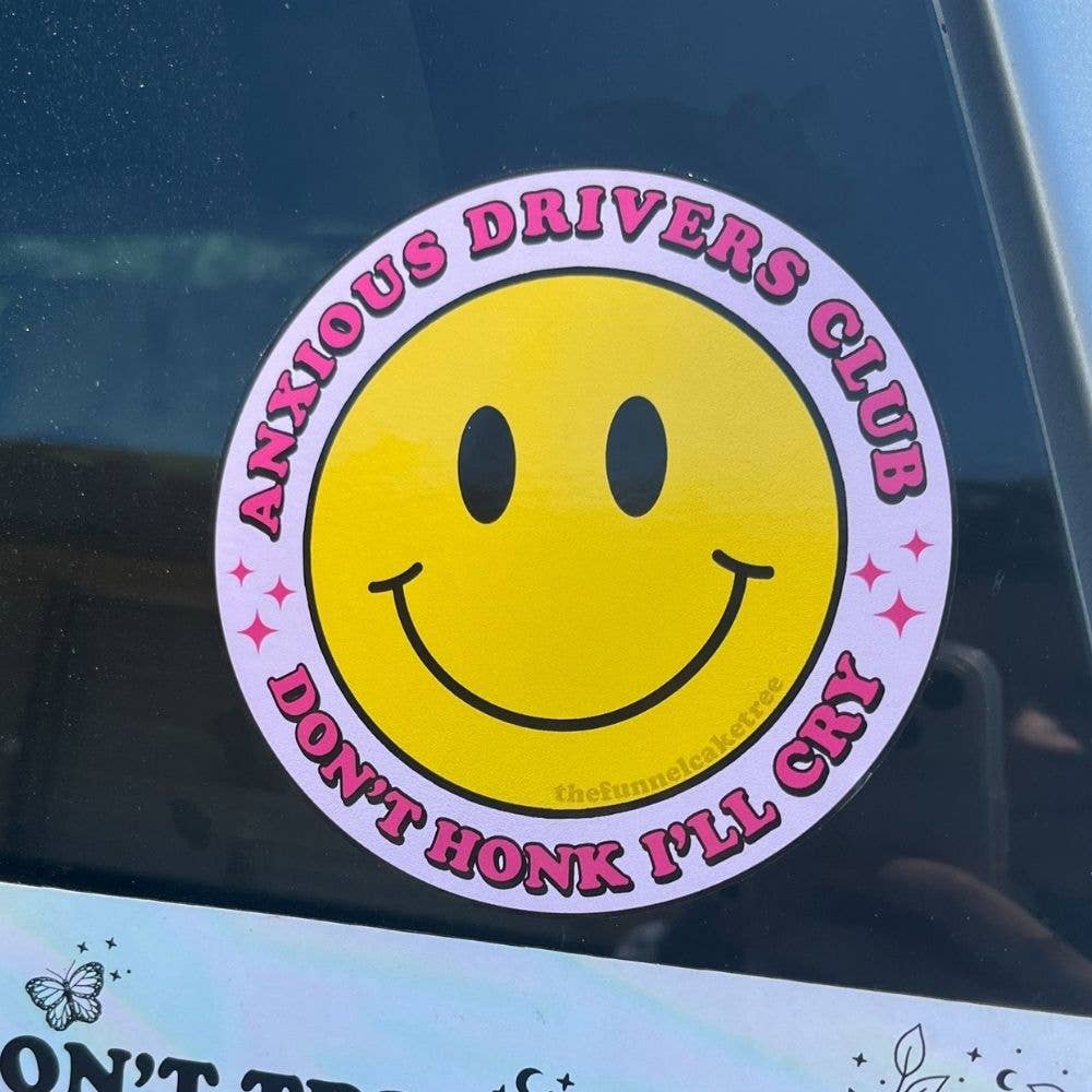 The Funnel Cake Tree – wholesale Klistermärke – Orolig Drivers Club överdimensionerad klistermärke 💖1