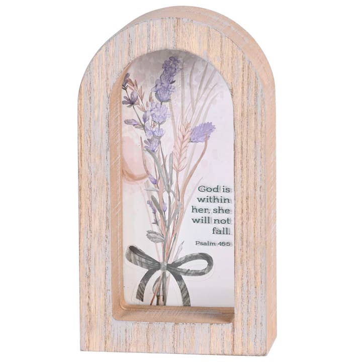 Framed Arch God Is Within Her 5X8 for wholesale by Dicksons