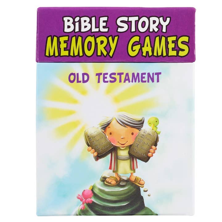 Christian Art Gifts - Wholesale Brain Game - Kids - Card Box Bible Story Memory Games Old Testament
