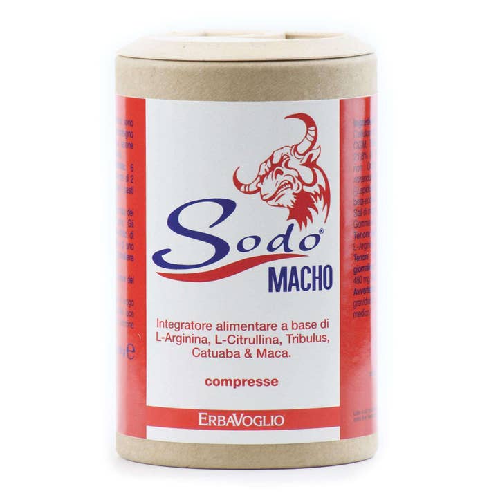 Sodo Macho voedingssupplement met L-Arginine en L-Citrulline voor wholesale door Erbavoglio