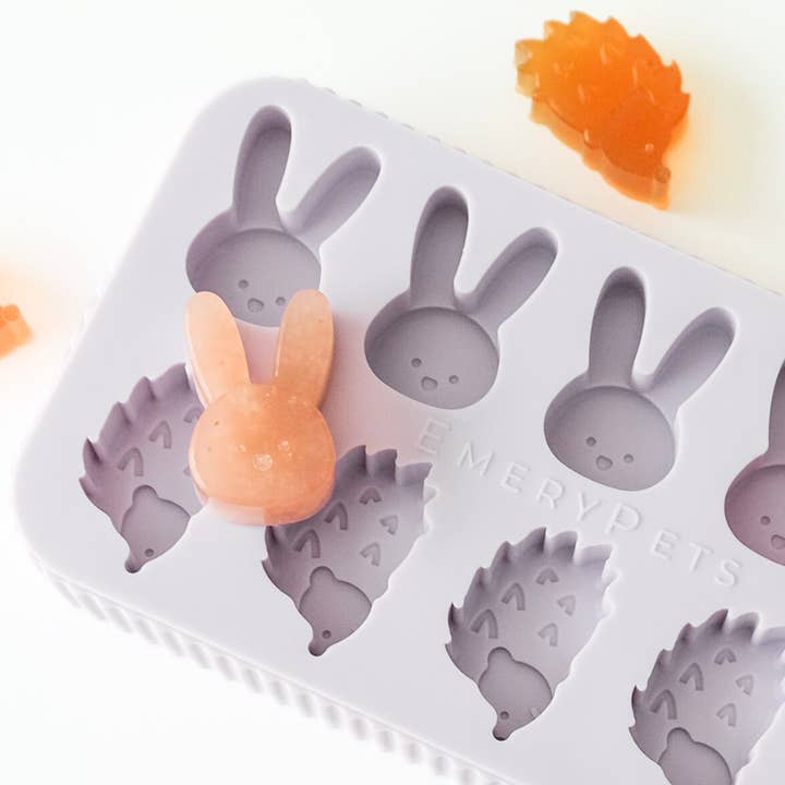 EmeryPets - Wholesale Ice tray/mould - Hedgehog + Bunny Treat Mold3
