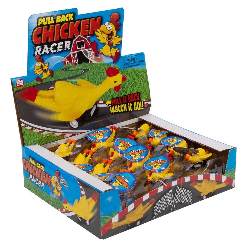 La Luna Bella - Toys - Wholesale Classic Toy - Kids - 3" Pull Back Chicken 24ct- LLB Toys5
